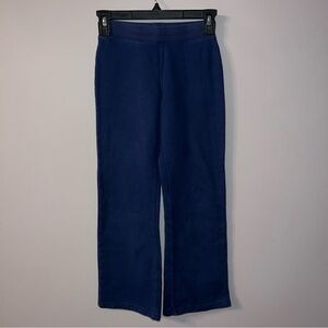 Joe boxer kids M (7/8) wide leg flare sweat pants navy blue school uniform pants